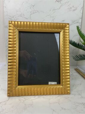 Vintage Gold Wood Textured Photo Frame - Hollywood Regency 8x10